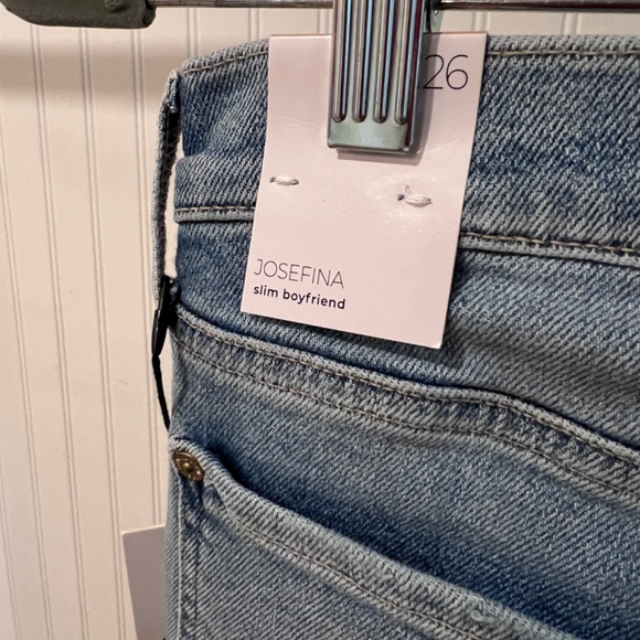 NWT 7 For Mankind Josefina Slim Boyfriend Jeans Luxe Vintage Sizes 26, 27, 28 - Picture 7 of 9